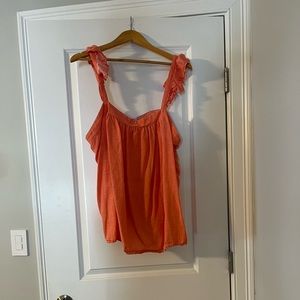 Coral tank top